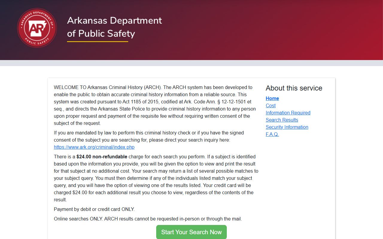 Grant County arrest court records and ARCH criminal history search